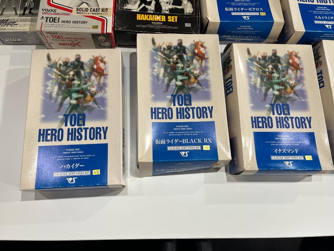 TOEI HERO HISTORY キカイダー　仮面ライダーなど