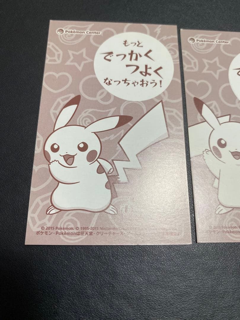 ポンチョを着たピカチュウ 名刺カード メガリザードンXY ポケモンセンター