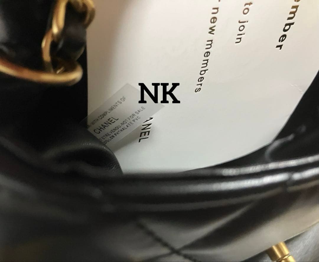 ブラック　ハートチェーン　シャネル　ノベルティ　ショルダーバッグ　VIP 2