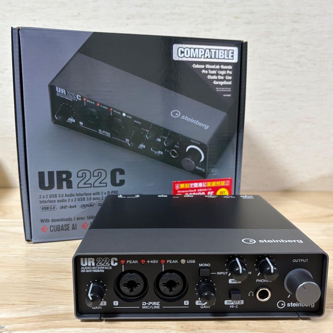 steinberg UR22C USBオーディオインターフェース
