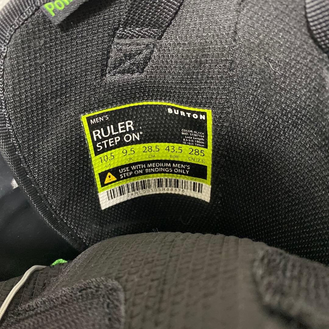 【28.5cm】 BURTON RULER STEPON バイン付き　ルーラー