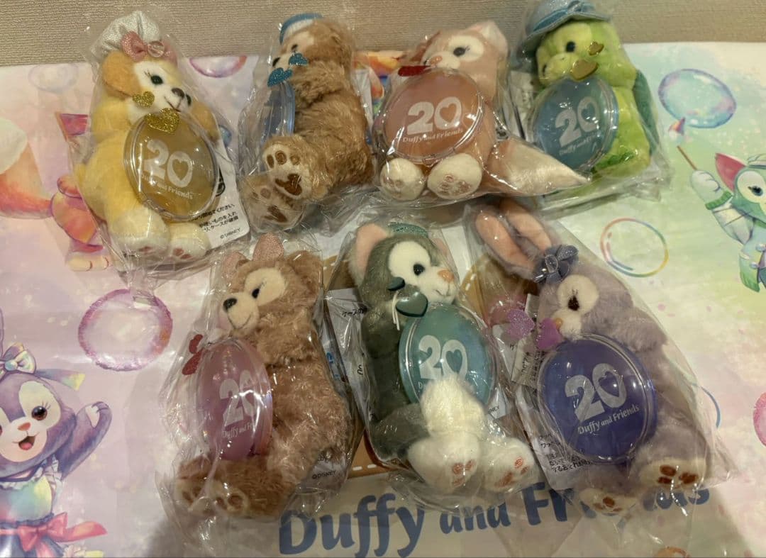 ダッフィー20周年　ぬいぐるみバッジ関係　まとめ売り　バラ売り不可