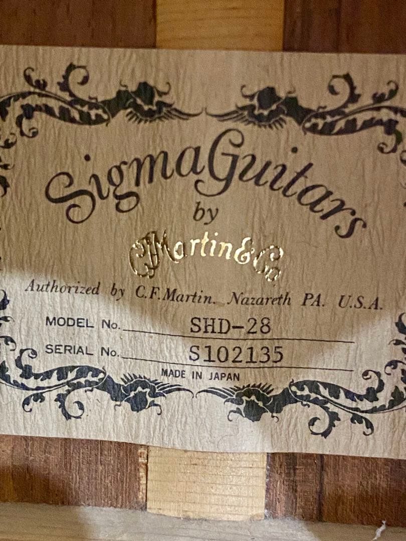 中古品 Sigma Guitars Martin SHD-28 マーチン ギター