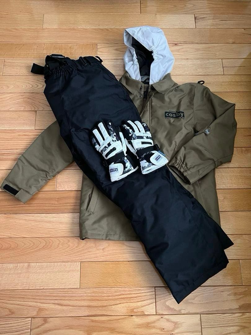 Cosby スノーウェア 150サイズ グローブ付き