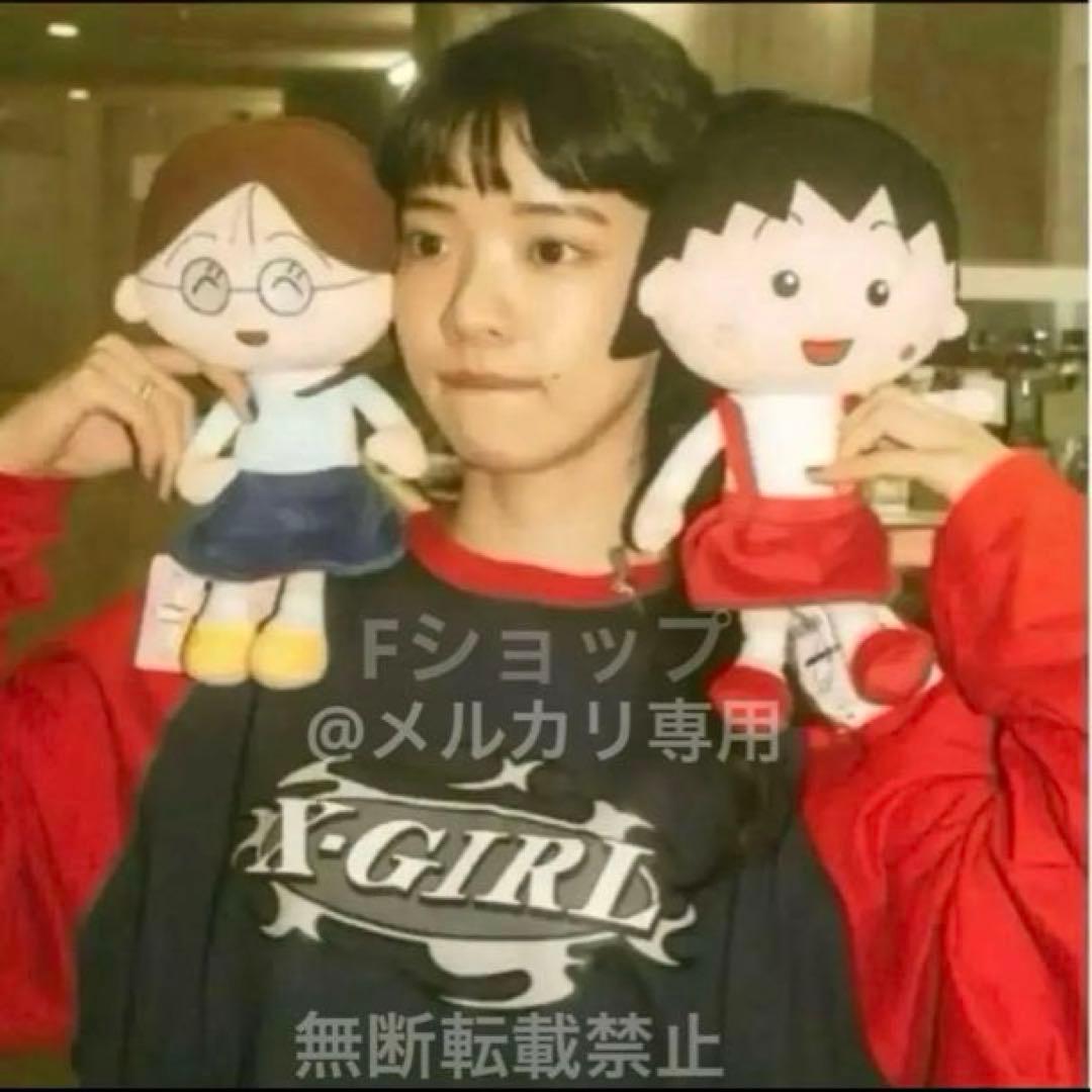 【あいみょん着用】モデル&カラーX-girl ロンTネイビー長袖リンガーTシャツ