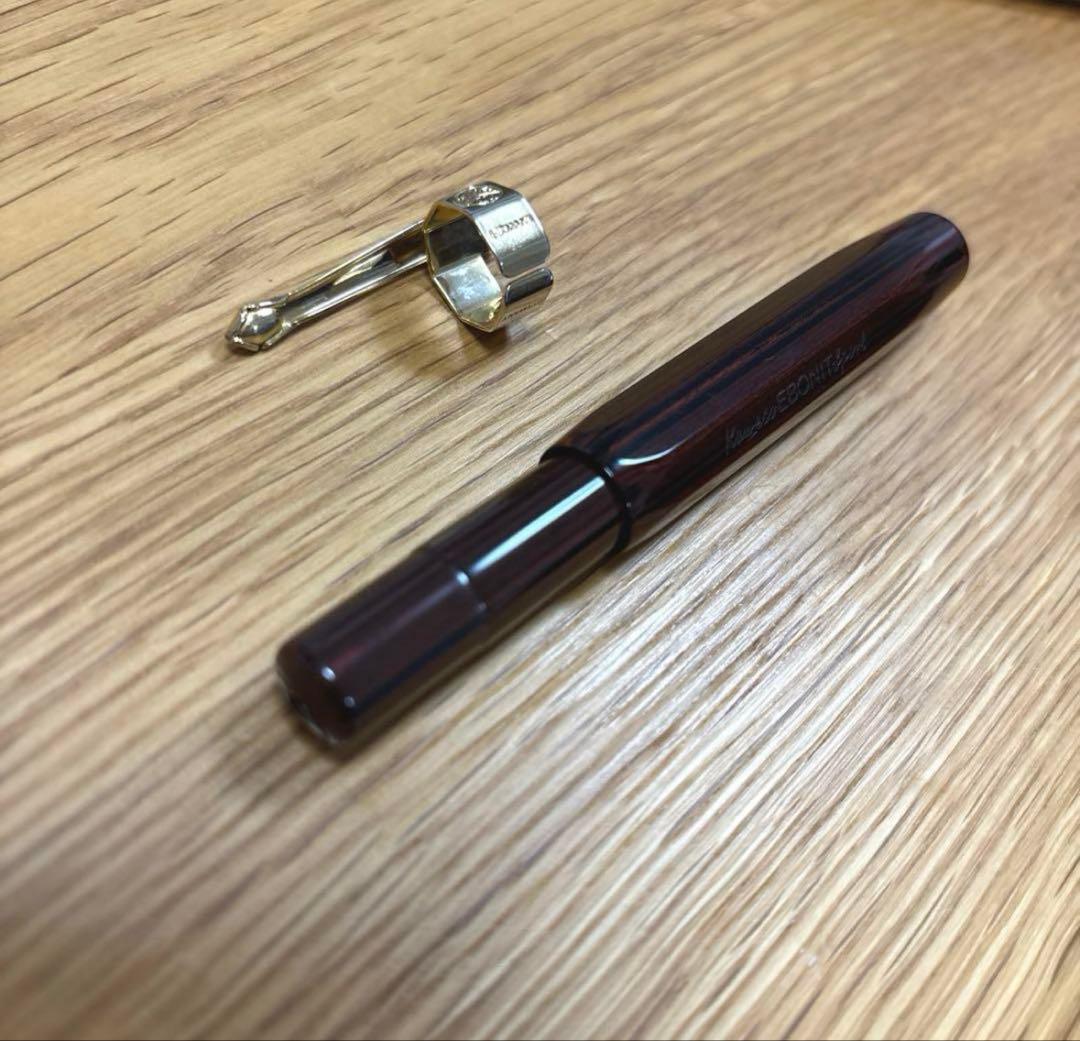 KAWECO カヴェコ 万年筆 エボナイト スポーツ 14K EF 極細 限定