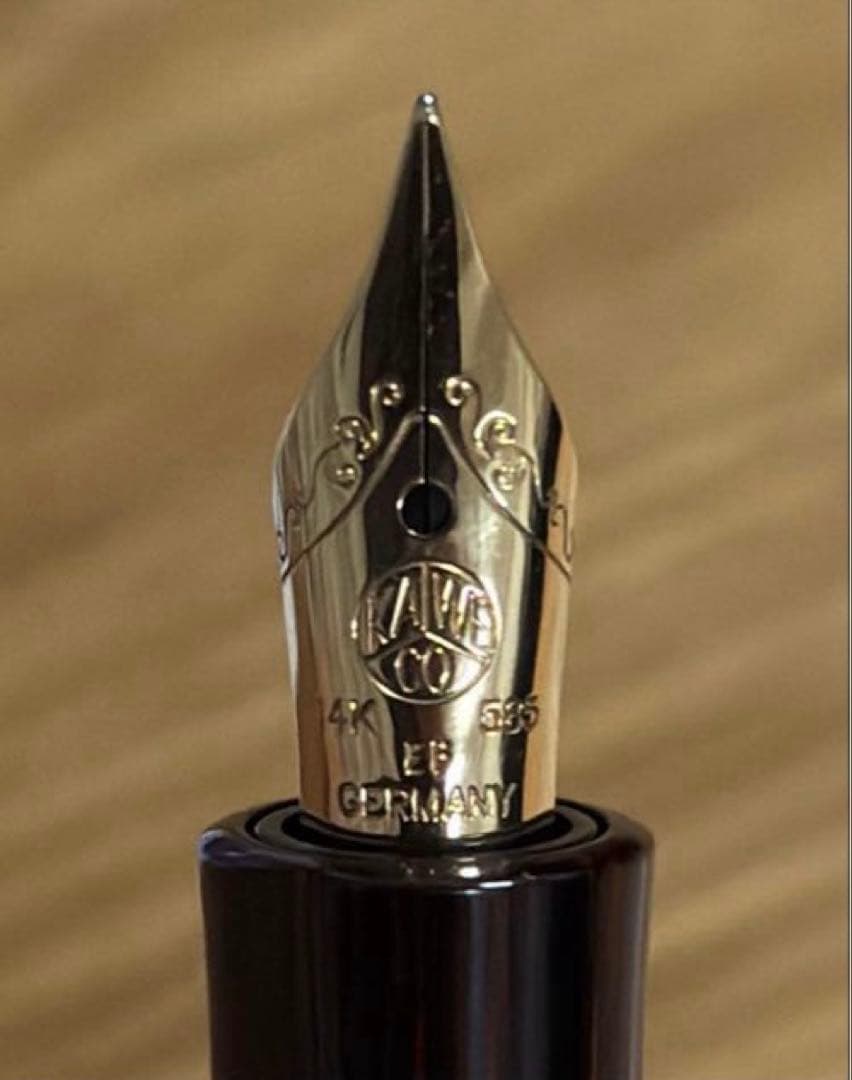 KAWECO カヴェコ 万年筆 エボナイト スポーツ 14K EF 極細 限定