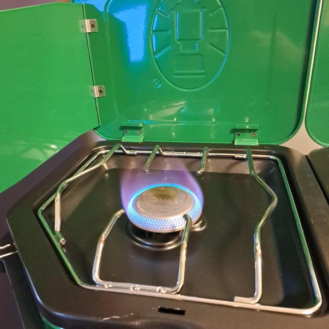 コールマン フォールディングLPツーバーナーストーブ　美品❗ 廃盤 稀少品❗