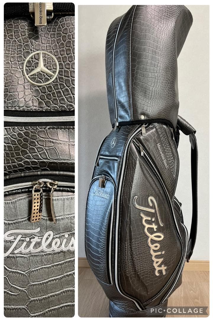 【極美品】タイトリスト Mercedes-Benz ゴルフバッグ　パーリーゲイツ