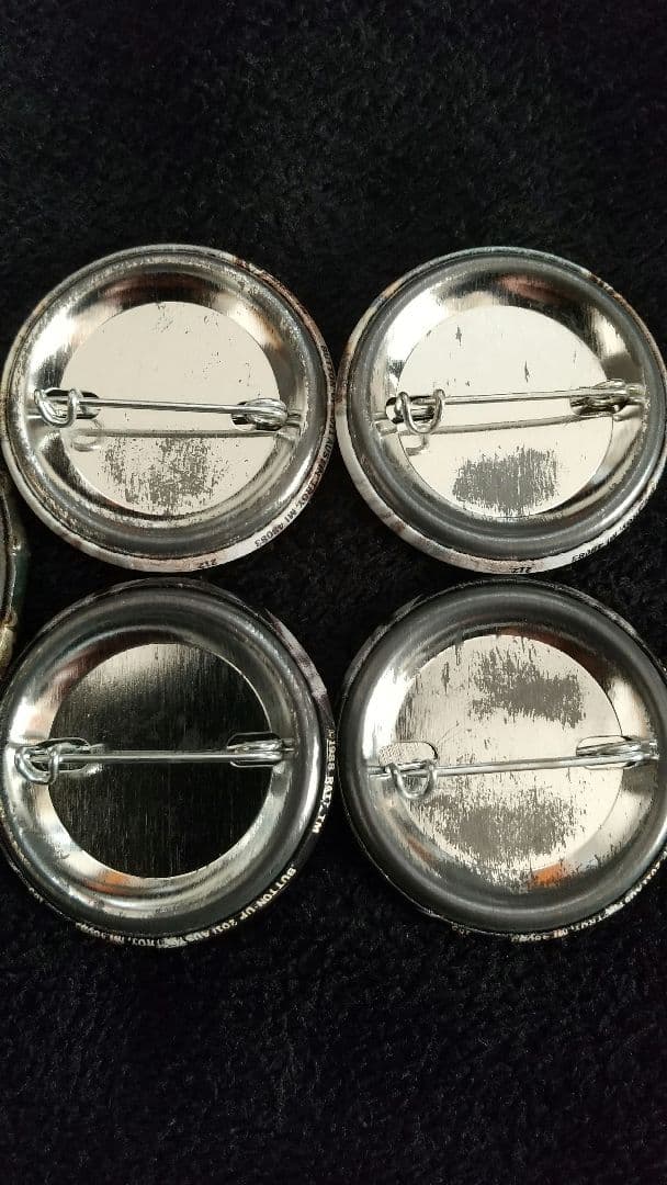 【希少】RATT・KISS ポール・スタンレー缶バッジ 当時物