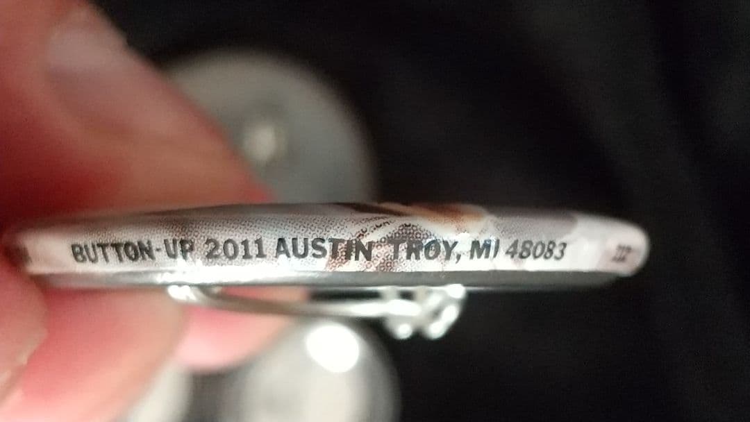 【希少】RATT・KISS ポール・スタンレー缶バッジ 当時物