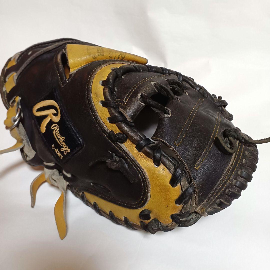 Rawlings ローリングス キャッチャーミット 捕手 軟式一般用 黒×黄