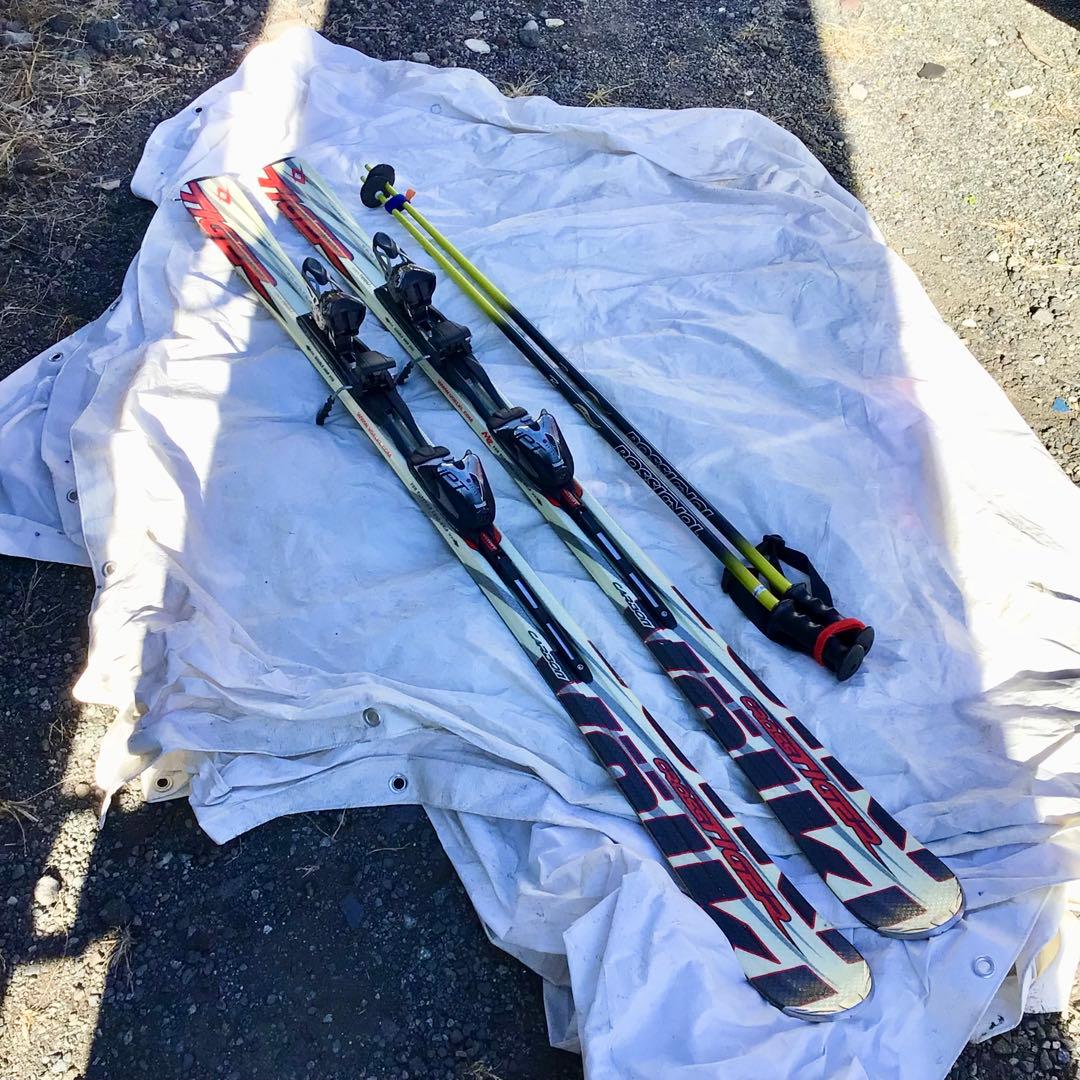 ROSSIGNOL CROSS TIGER スキー板とポール