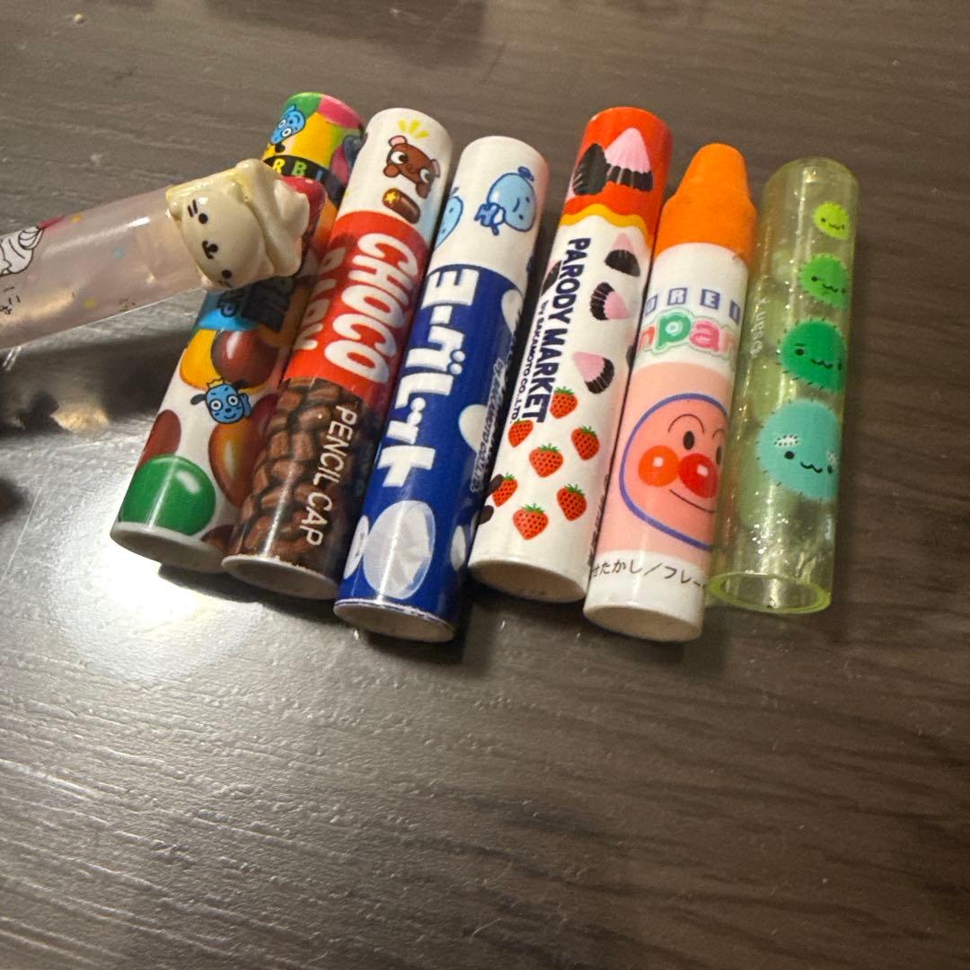 平成レトロ キャラクター鉛筆キャップ8個セット