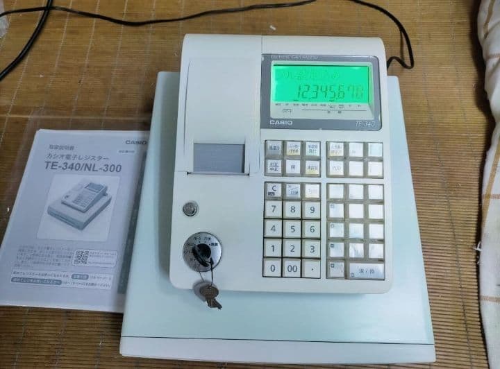 カシオレジスター　TE-340/NL300　フル設定無料　210300