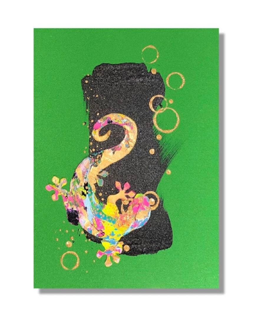 【室生】油絵　原画　一点物　風景　夜空　星　樹　メルヘン　アート　SM