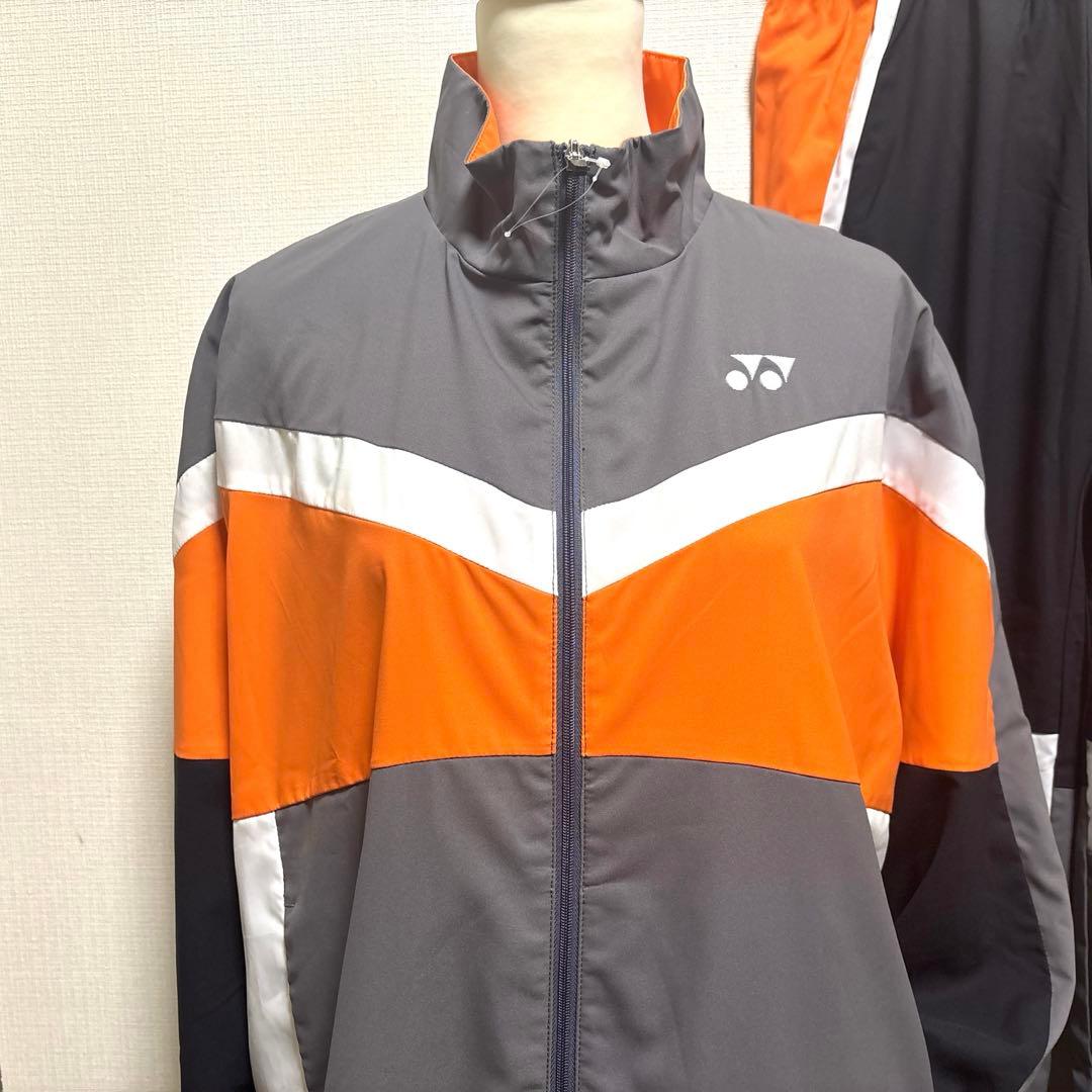 【訳あり】ヨネックスユニ裏地付きウォームアップシャツセットアップ サイズＬ