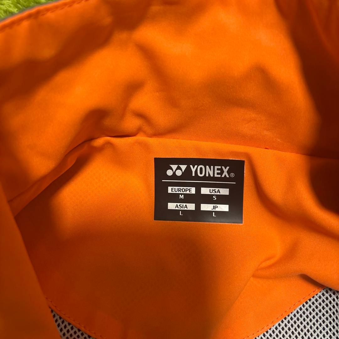 【訳あり】ヨネックスユニ裏地付きウォームアップシャツセットアップ サイズＬ