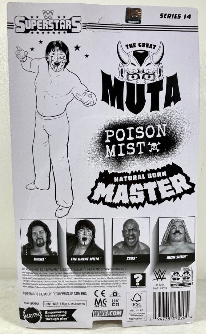 【海外限定】グレート・ムタ WWE スーパースター AEW 日本未発売 新品