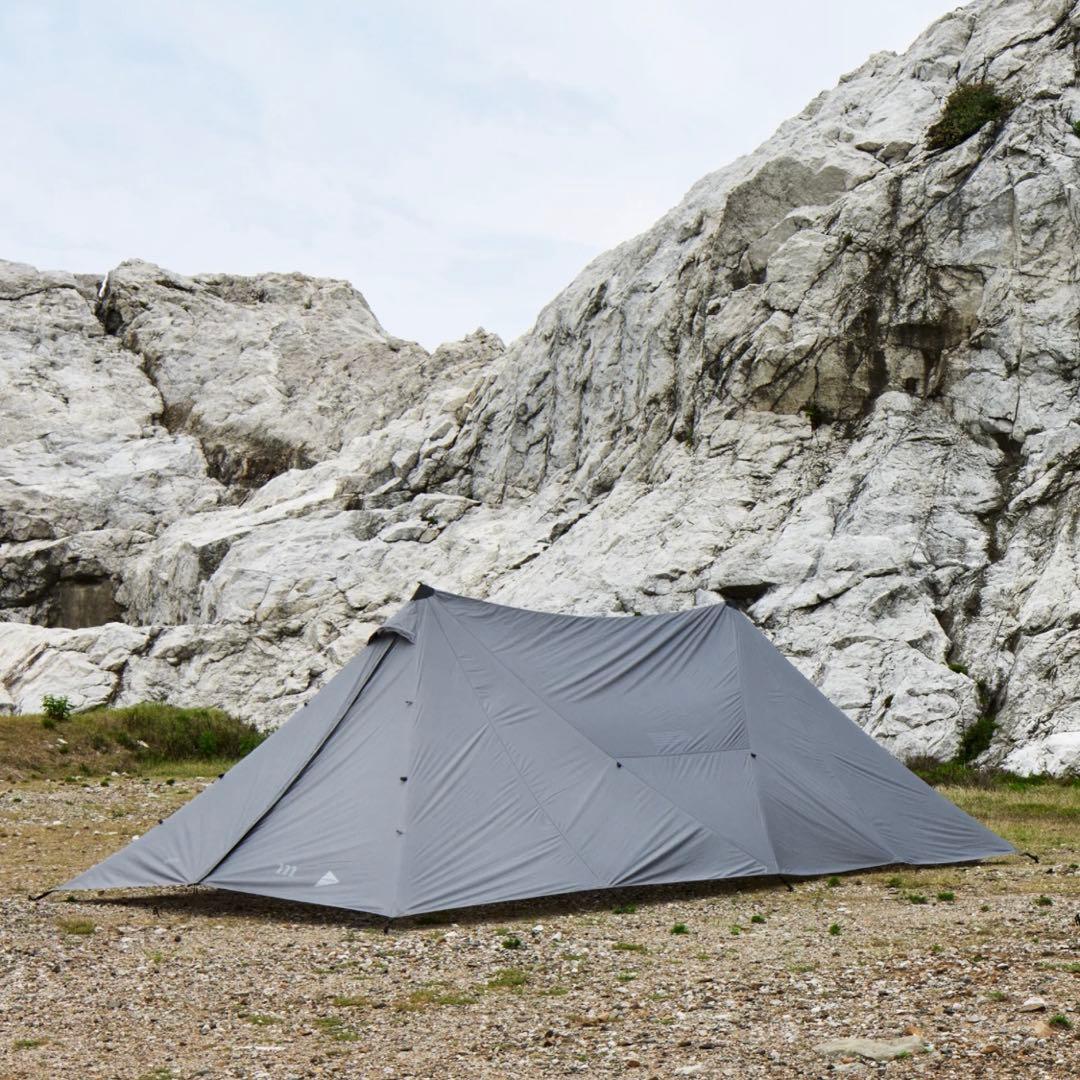 アンドワンダー ムラコ　テント　HERON 2POLE TENT グレー