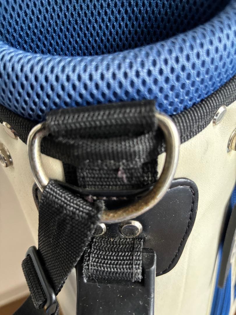 ⭐️早い者勝ち⭐️PEARLY GATES キャディバッグ ホワイト/ブルー