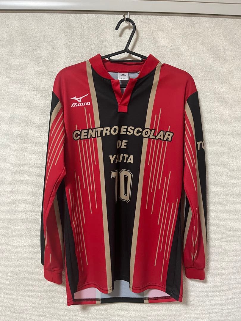 矢板中央　ユニフォーム10番　Mizuno 長袖 赤黒 【激レア】