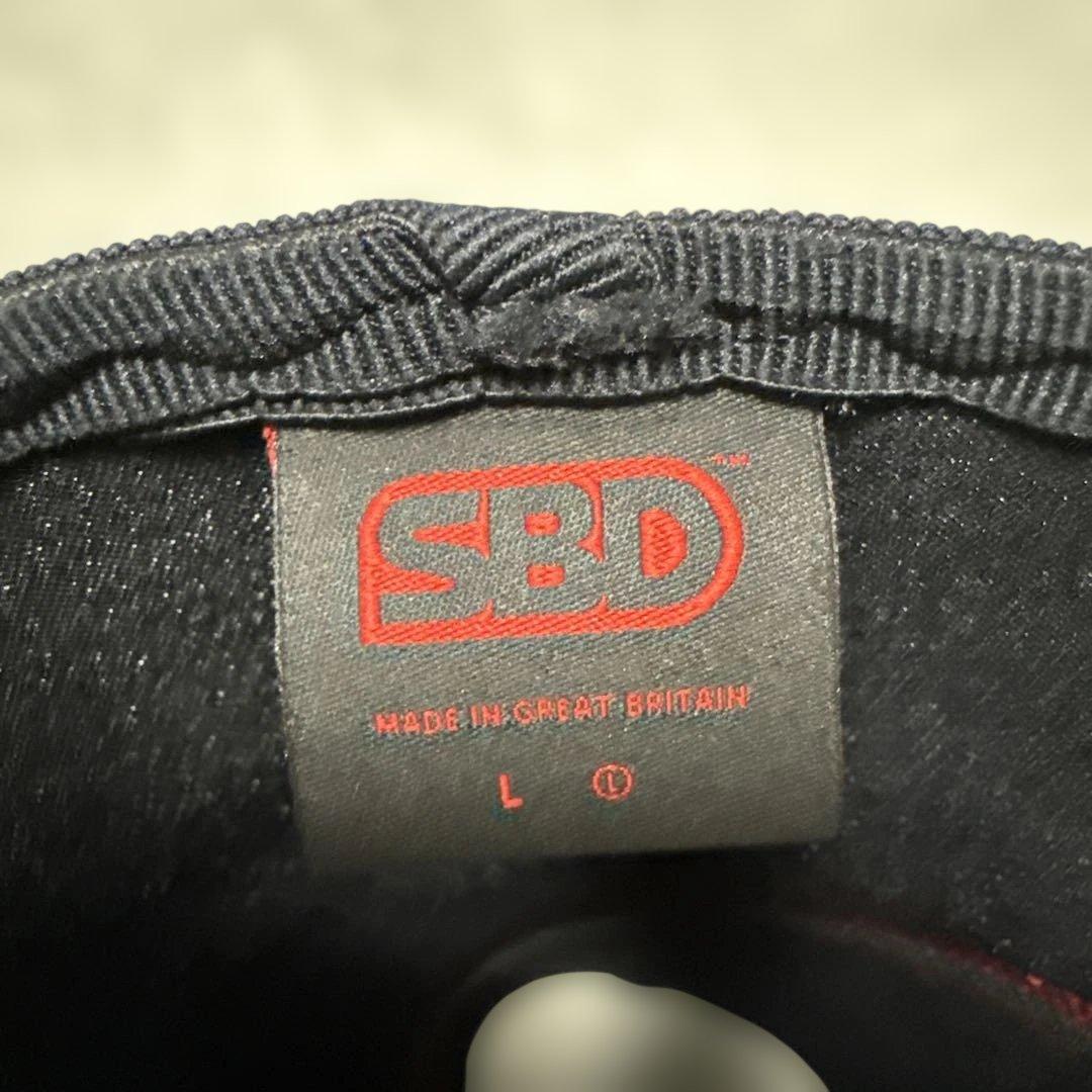 SBD Lサイズ ブラック/レッド　 ウェイトリフティングニースリーブ