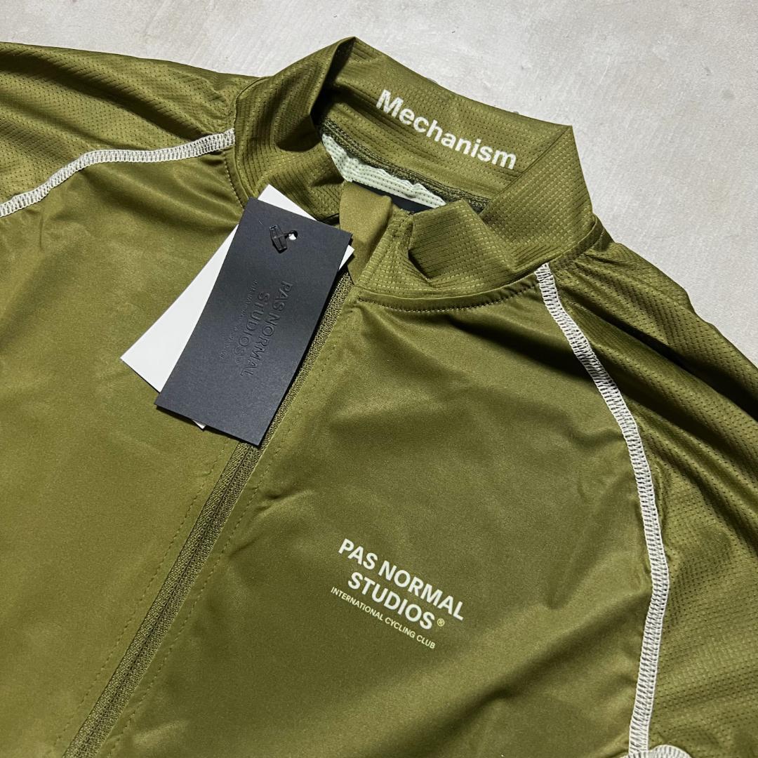 新品 パスノーマルスタジオ メンズ メカニズム ジャージ Lサイズ グリーン