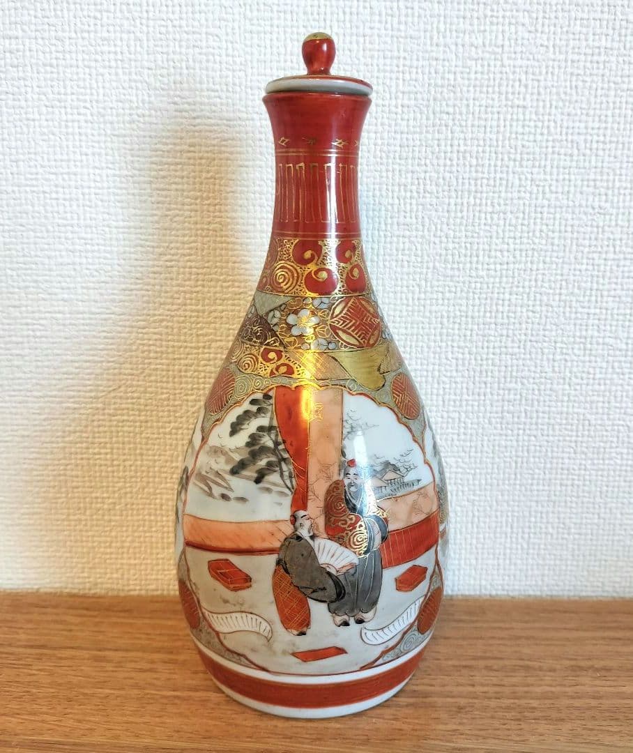 お値下げしました、九谷焼　人物徳利