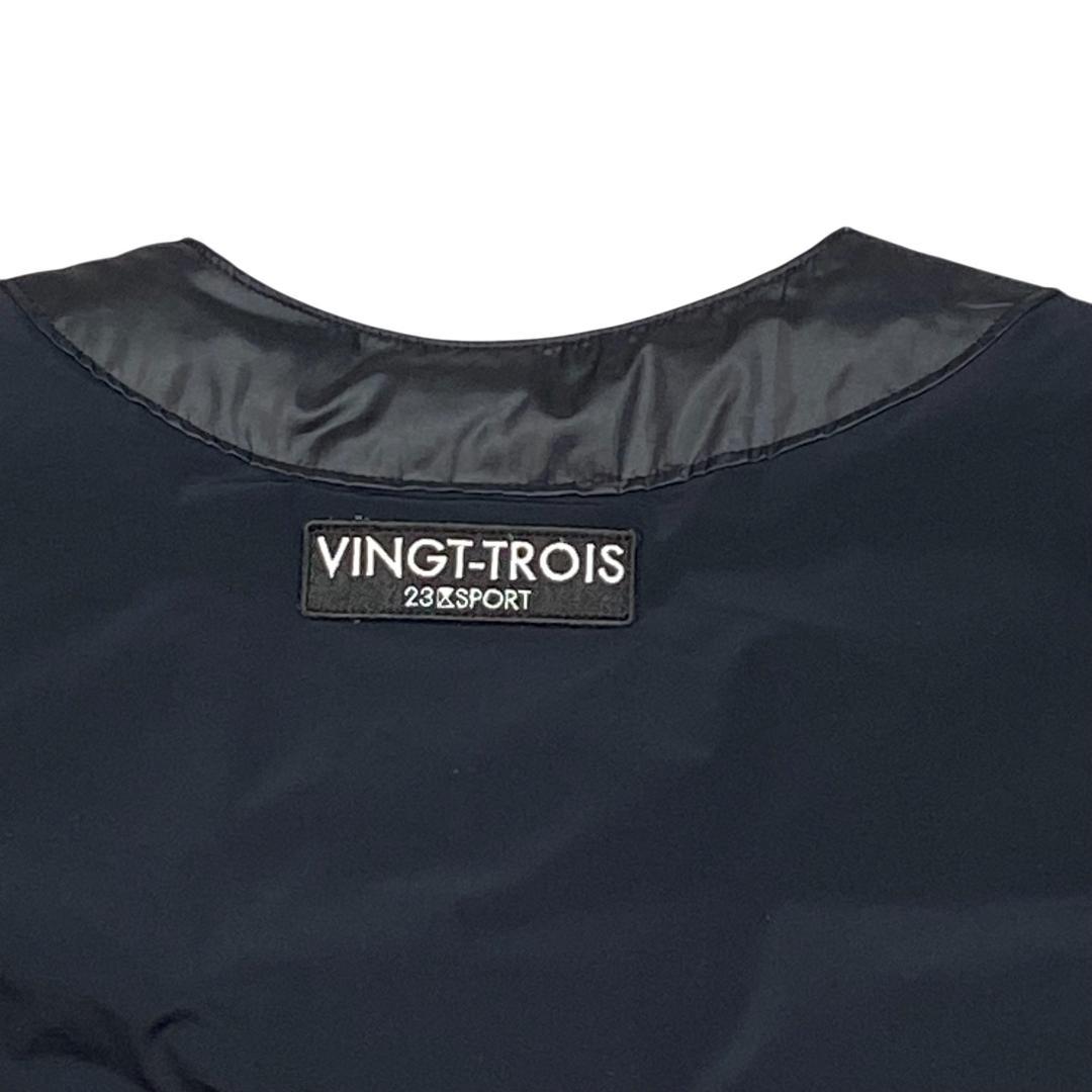 ニジュウサンクゴルフ ノースリーブ ダウン スカート ワンピース M/L 黒