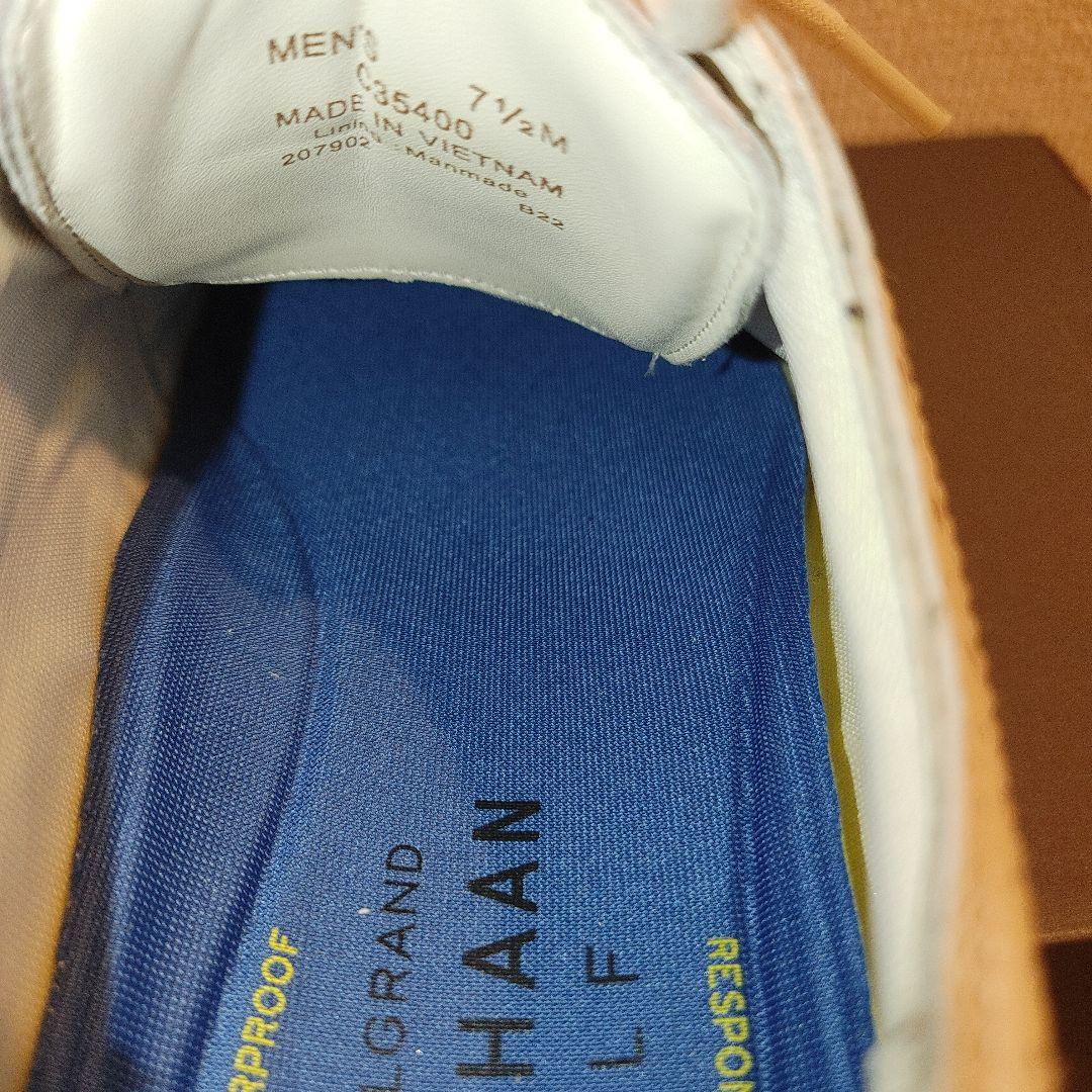 コールハーン　ゴルフシューズ　レザー 25.0センチ