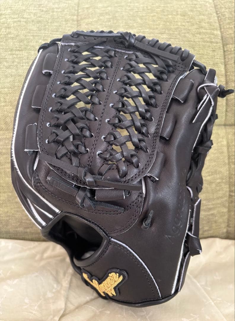 久保田スラッガー 硬式内野手用グラブ KSG-L7 ブラック 湯もみ型付済