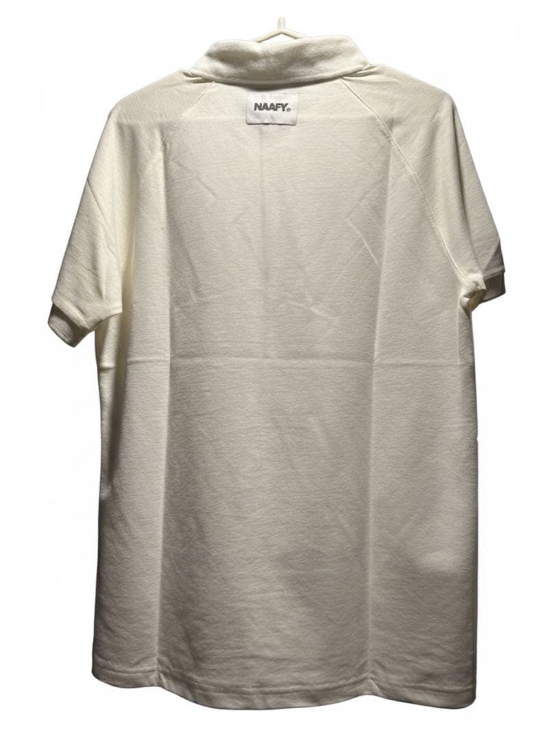 NAAFY AA S/S POLO クリーム色