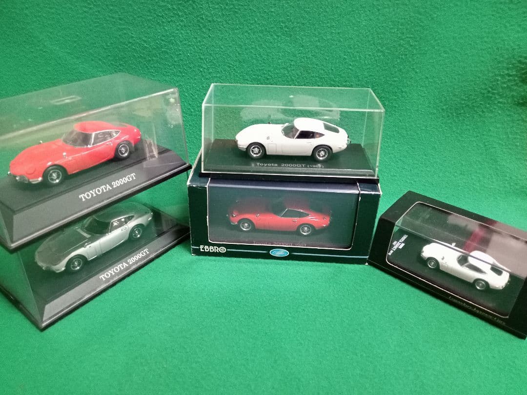 EBBRO 他TOYOTA 2000GT ミニカー5台セット