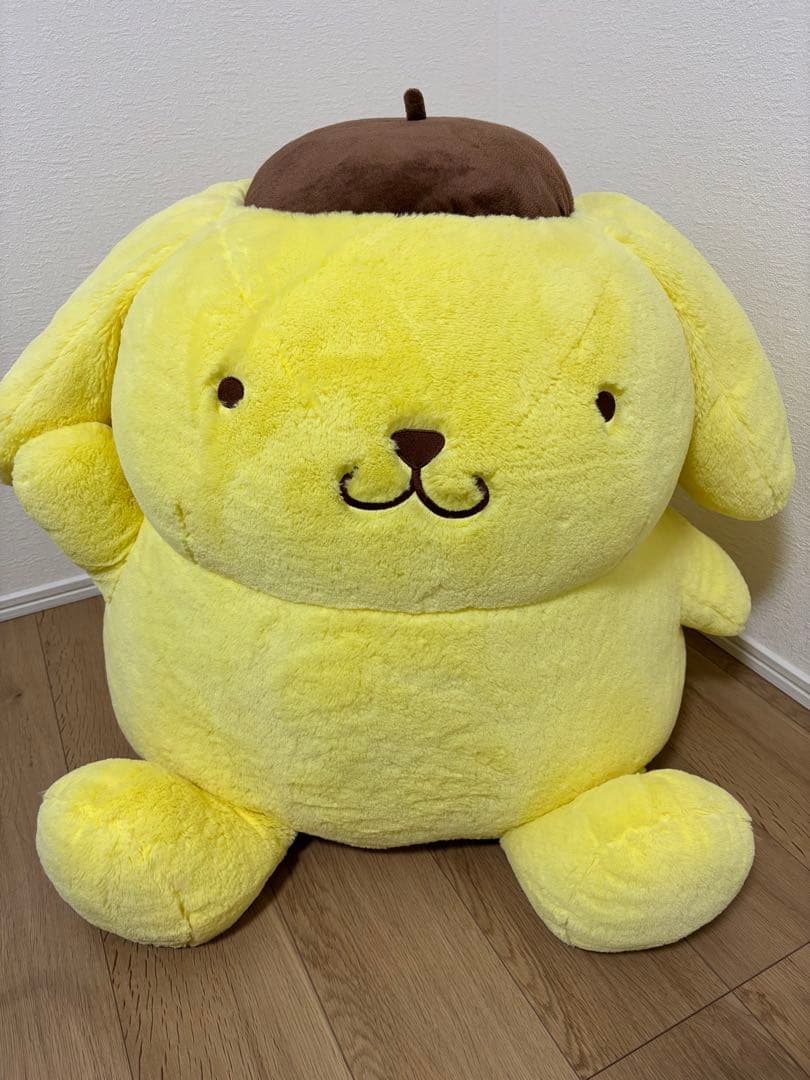 ポムポムプリン　ビッグ　ぬいぐるみ　サンリオ公式　限定