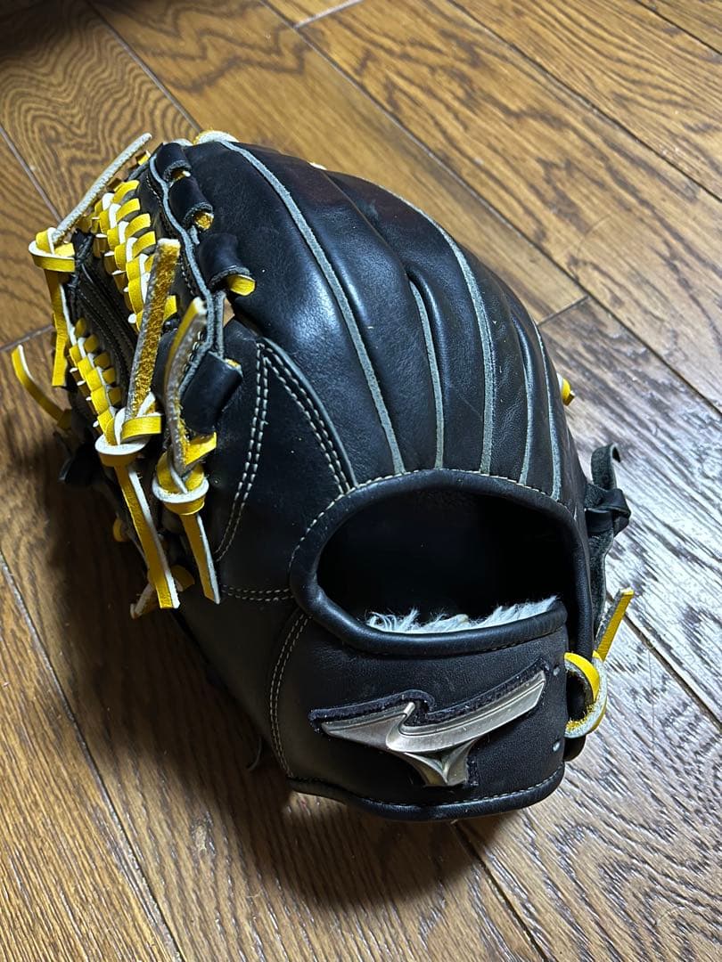 【紐全交換済み中古】少年軟式　左投げ　MIZUNO グローバルエリートRG