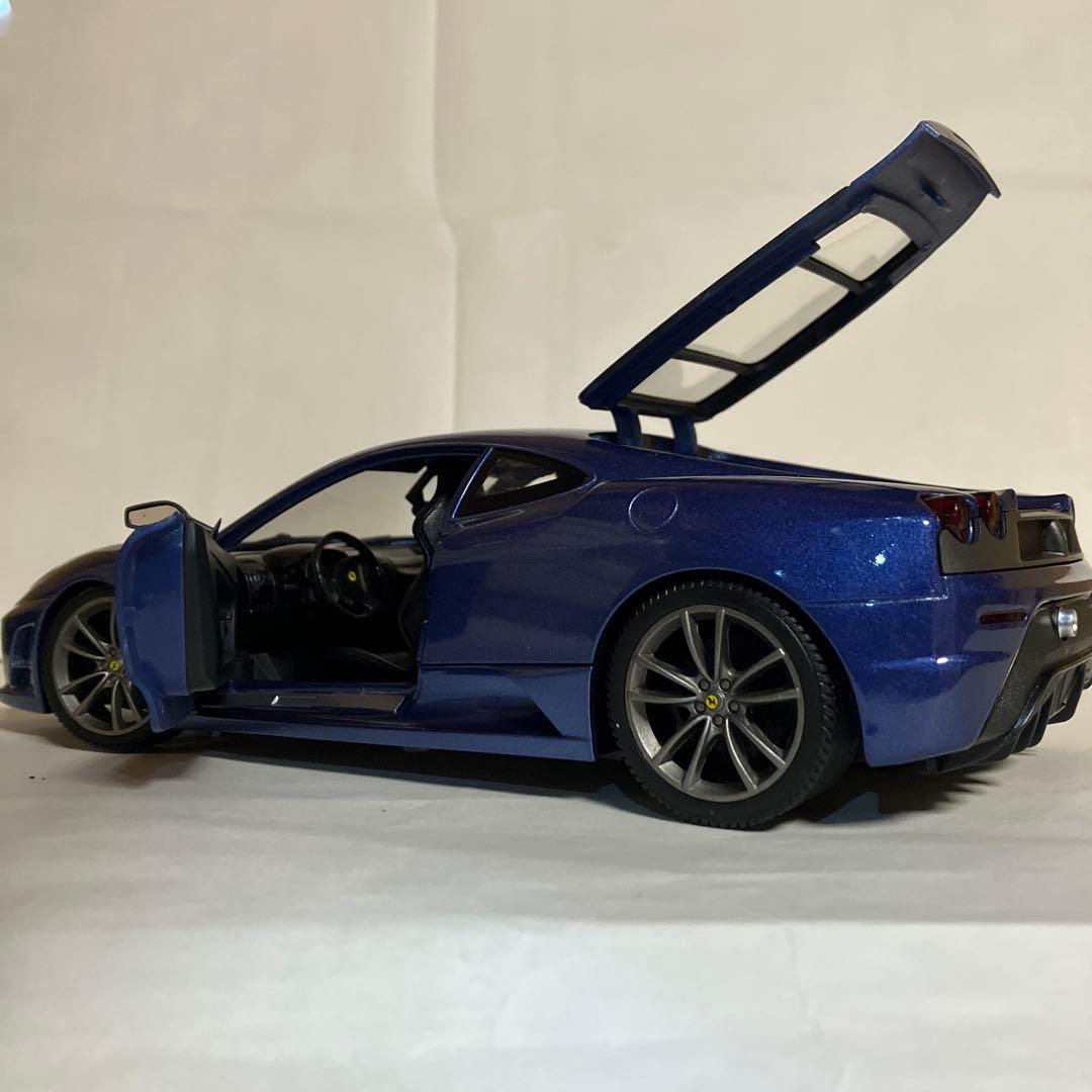 1/18ホットウィール ⭐️フェラーリ　430 スクーデリア⚡️ブルー　箱付き美品✨