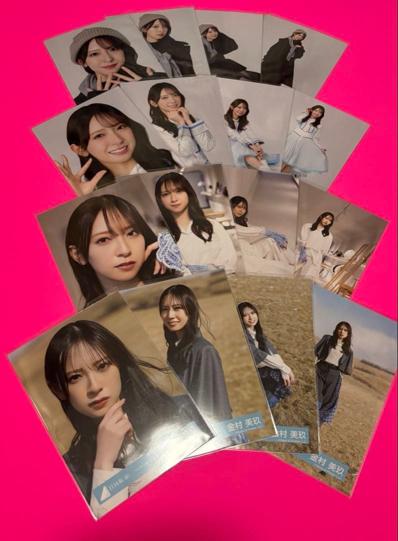 金村美玖　日向坂46 生写真　クリフハンガー　16種コンプ
