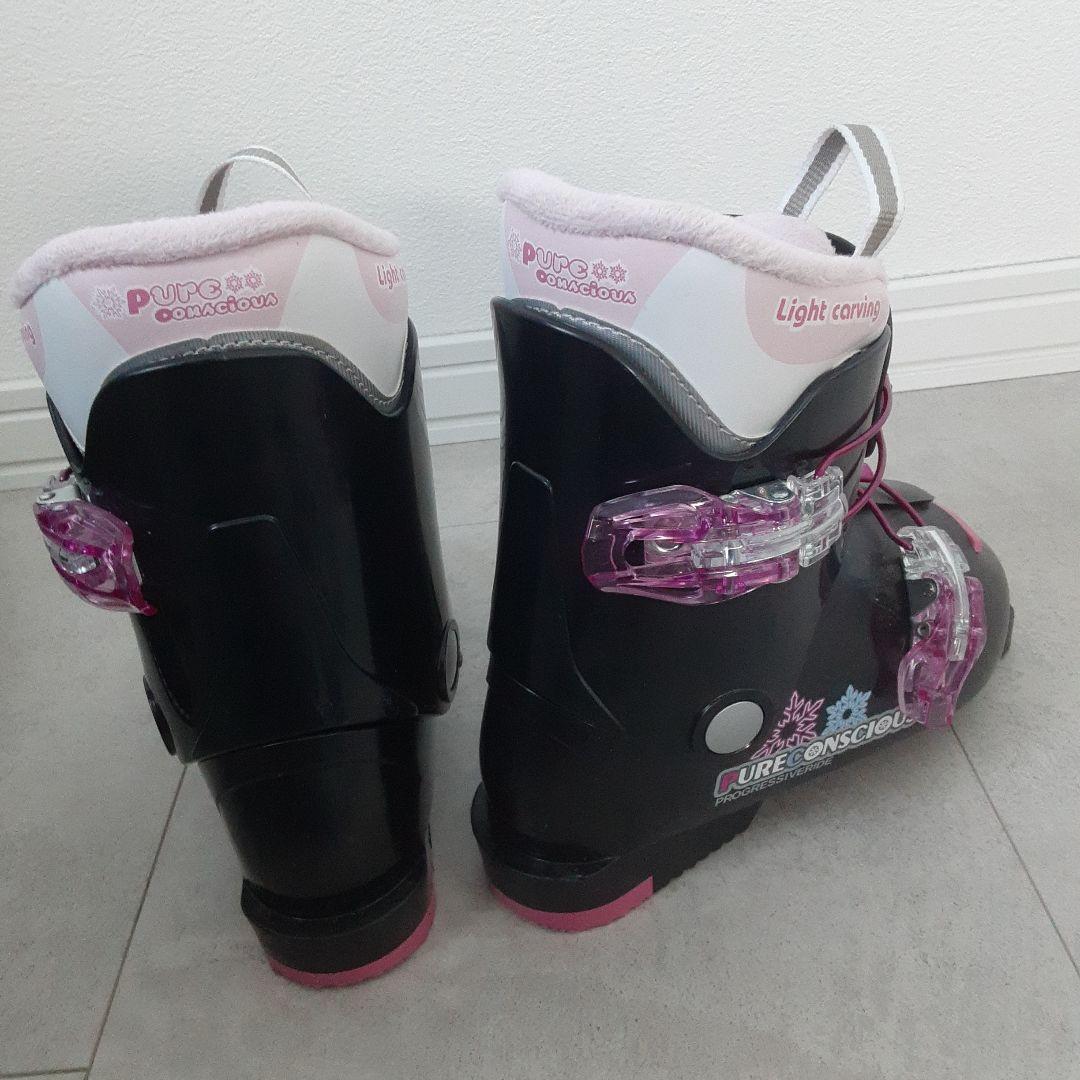 KAZAMA ジュニア スキー4点セット116cm スキーブーツ20cm 女の子