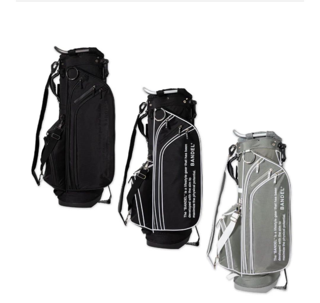 【新品・タグ付き】完売品 BANDEL キャディバッグ ブラックエディション 黒
