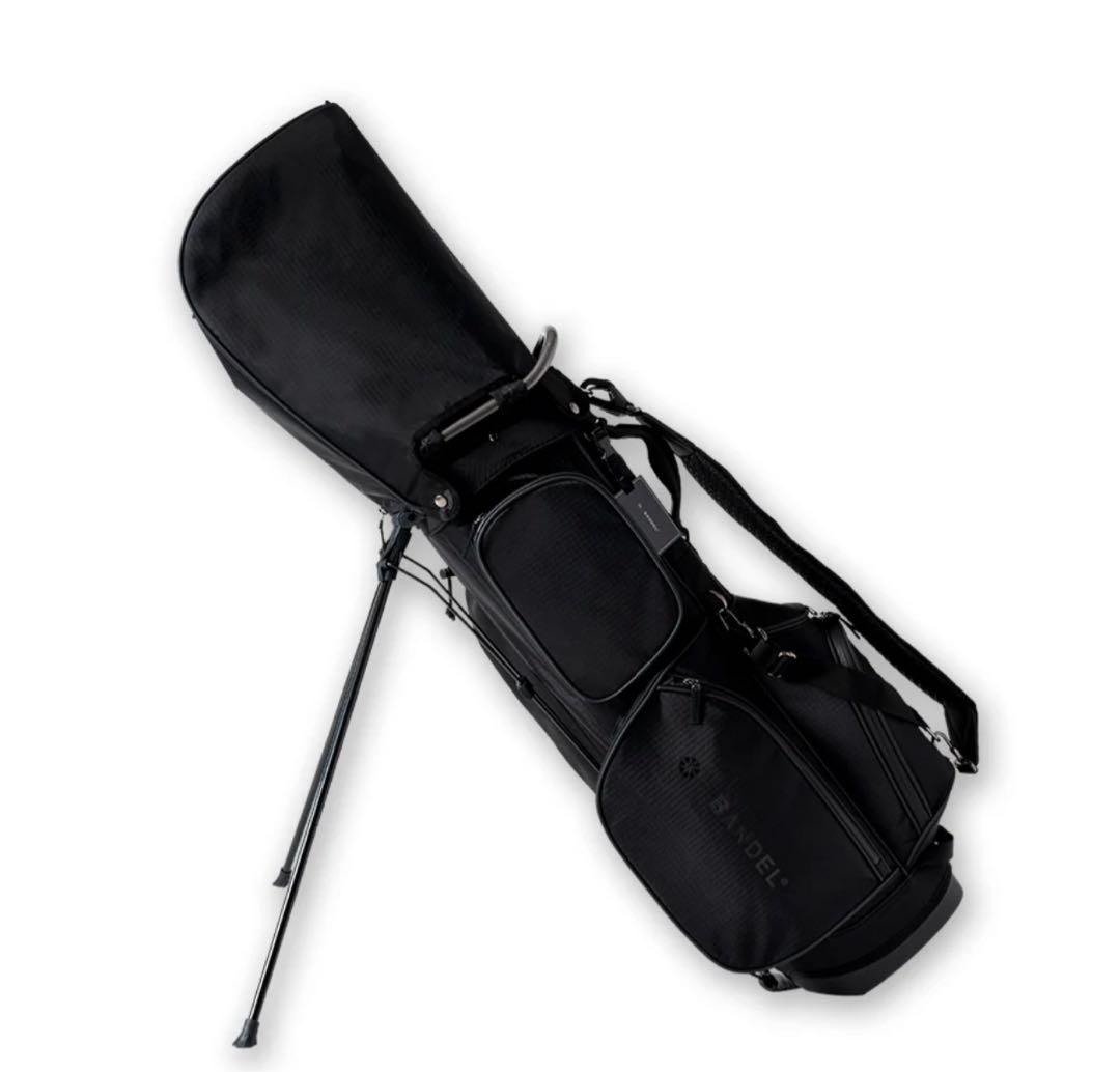 【新品・タグ付き】完売品 BANDEL キャディバッグ ブラックエディション 黒