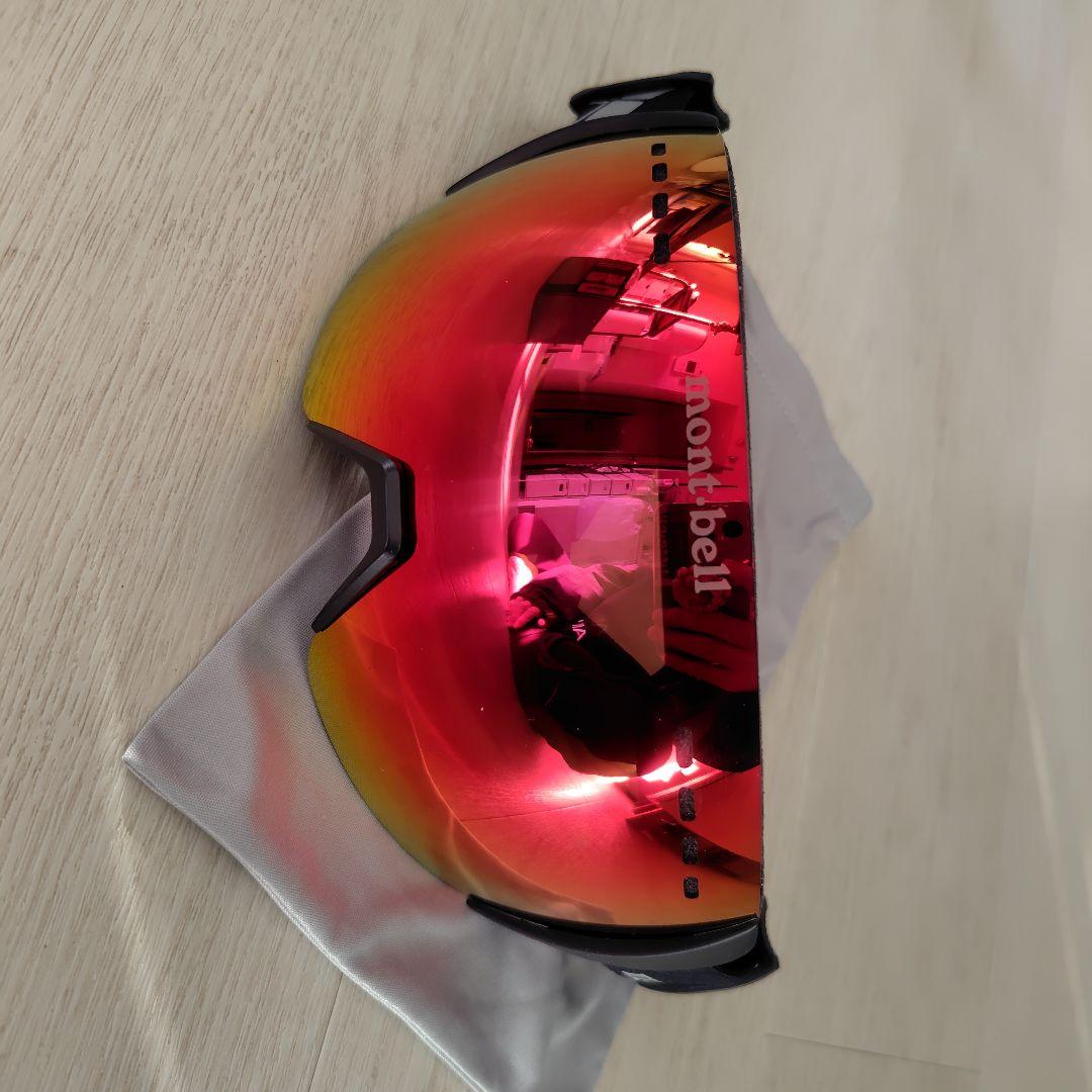 mont-bell LWアルパインゴーグル HD赤色レンズ