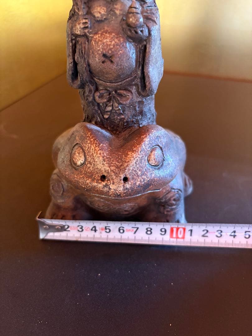 カエル　置物