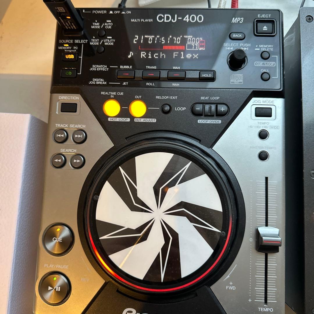 Pioneer CDJ-400,DJM-400セット ※箱あり