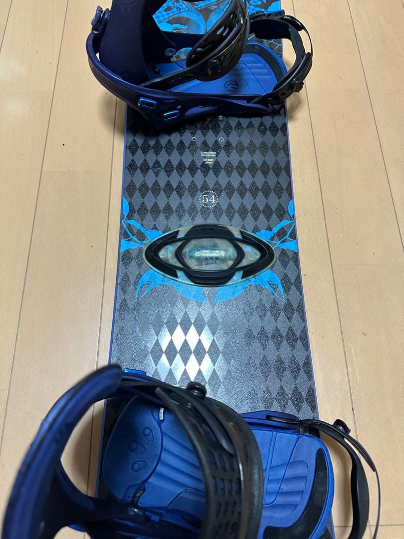 スノーボード kissmark 154cm ビンディング FLUX size M