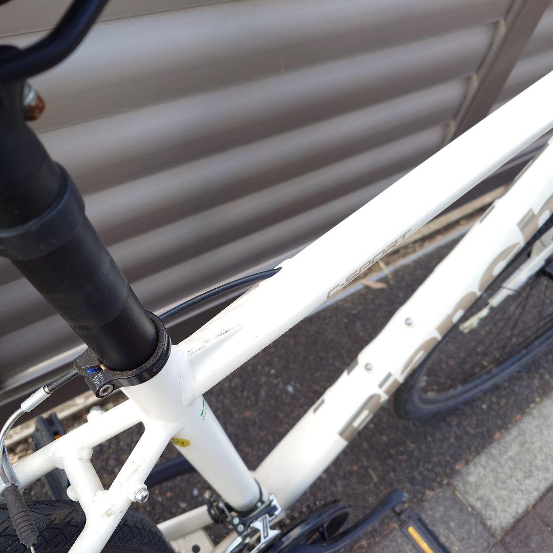 ビアンキ　C-SPORT クロスバイク　ホワイト　43サイズ