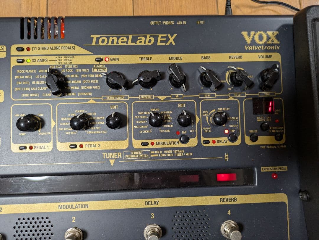 タイムセール！VOX ToneLab EX モデリングエフェクター