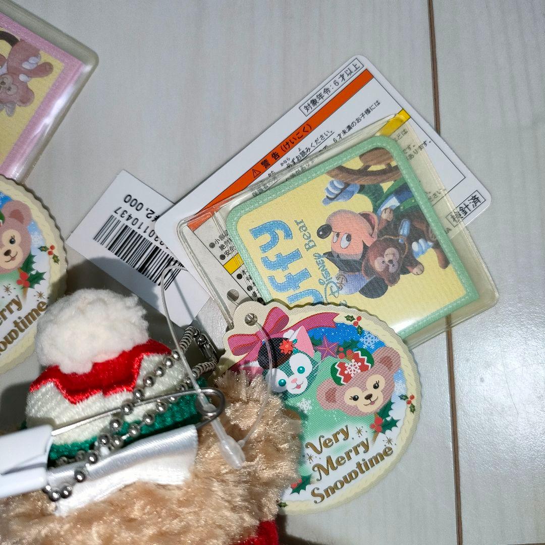 ダッフィーとフレンズ ストラップ ぬいぐるみバッチ 2015年 クリスマス