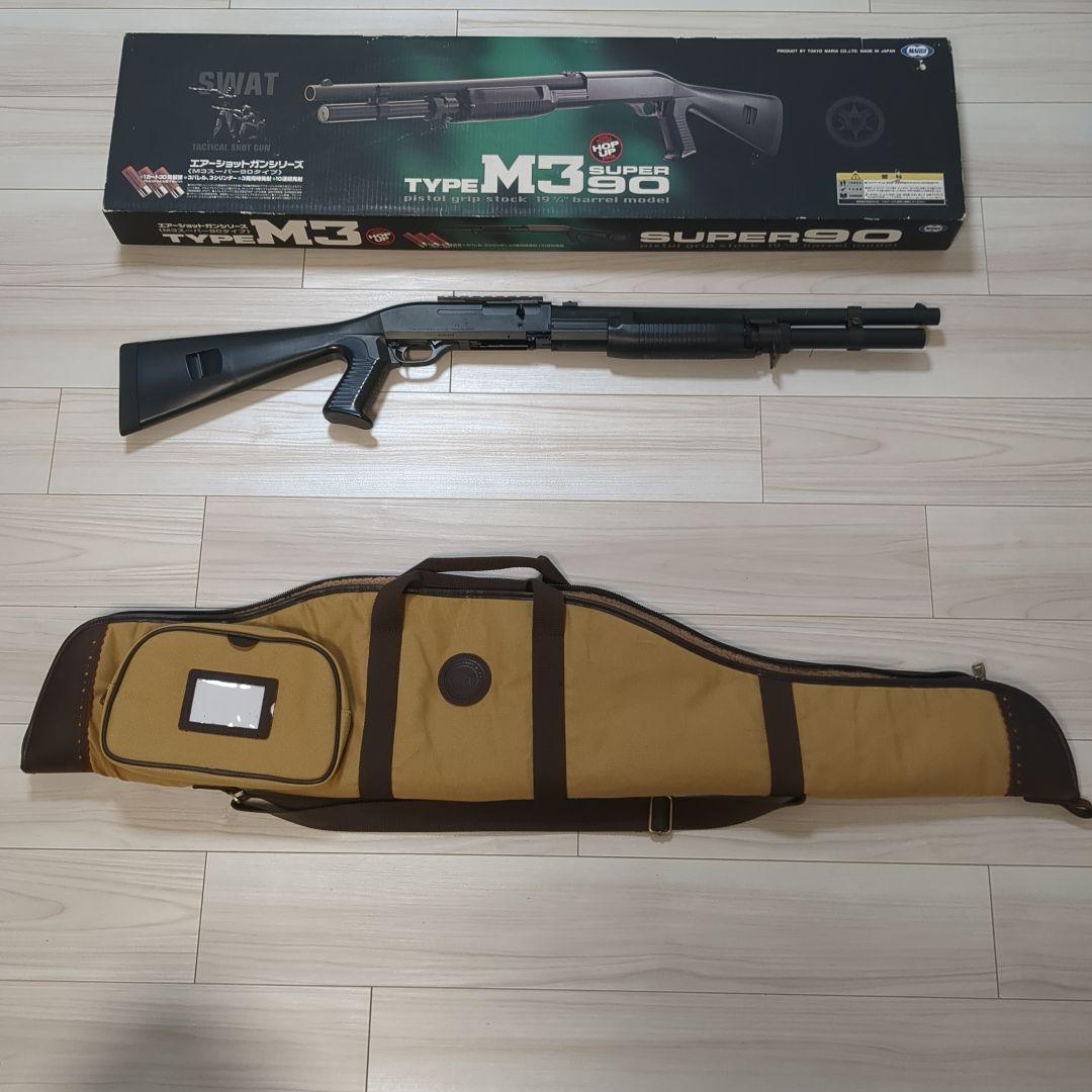 東京マルイM3 SUPER90 エアコキ（20mmベース取付済）ガンケース付