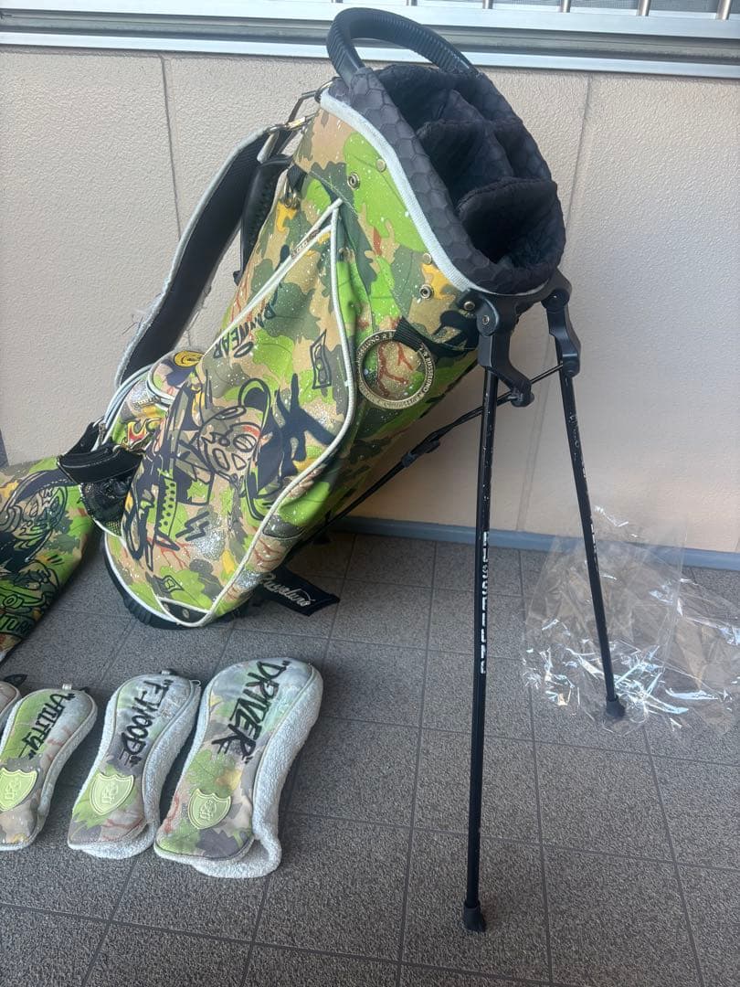 即完売モデル ラッセルノ キャディバッグ ヘッドカバー カートバッグ セット